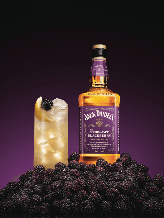 JACK DANIEL'S BLACKBERRY FLAVORED WHISKEY