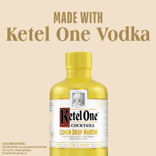 KETEL ONE LEMON DROP MARTINI COCKTAIL