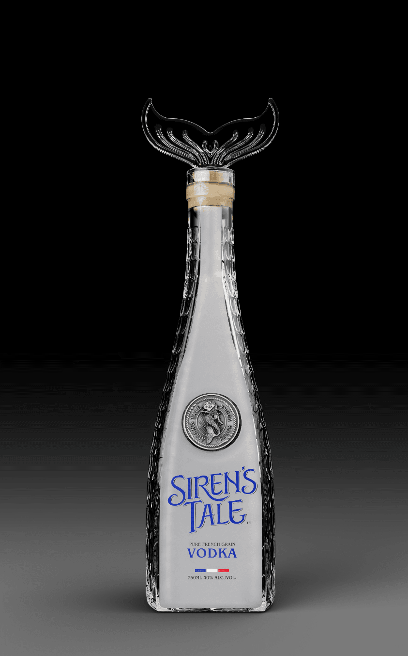 SIREN'S TALE VODKA LIMITED EDITION TAIL BOTTLE