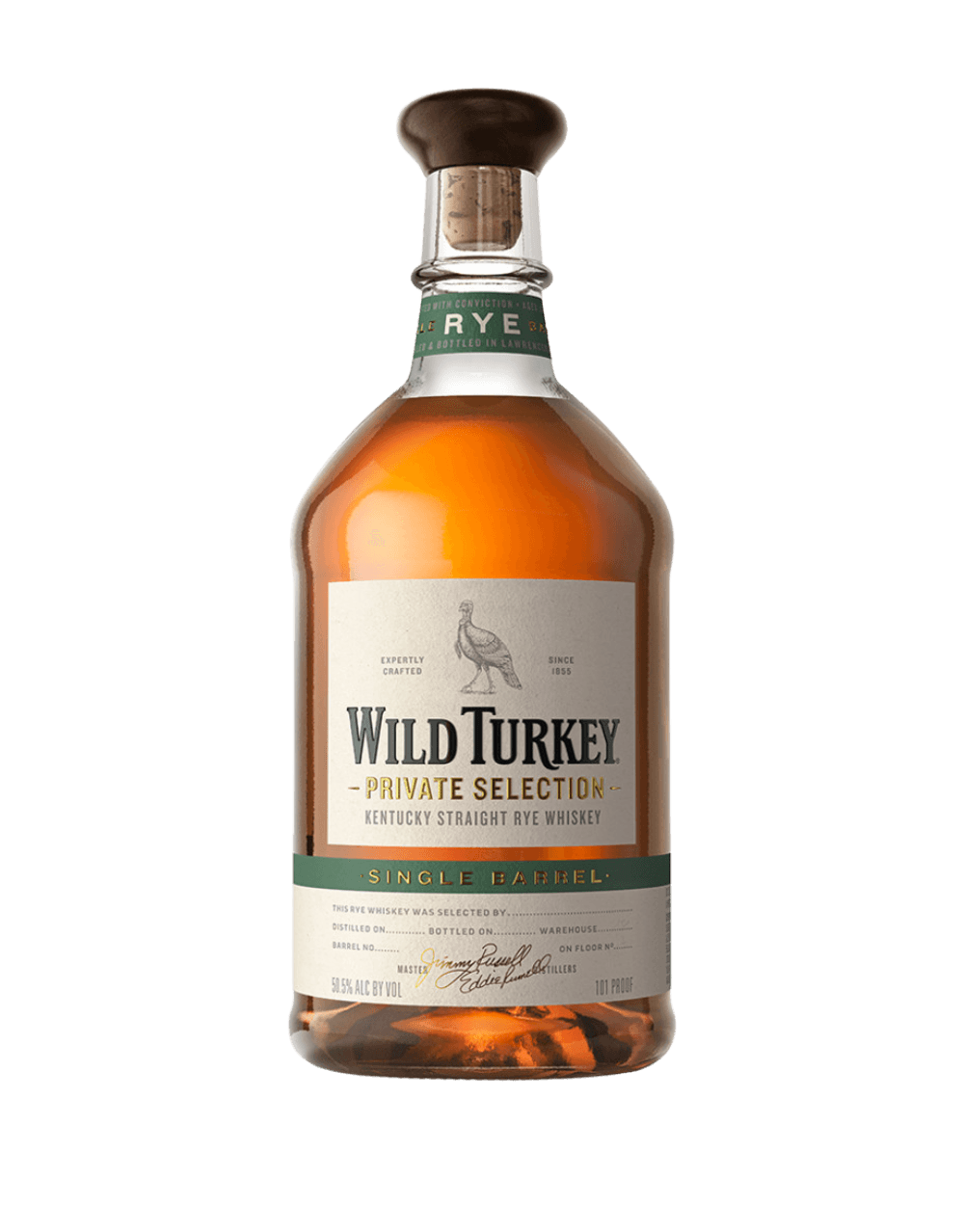 WILD TURKEY PRIVATE SELECT KENTUCKY STRAIGHT RYE WHISKEY