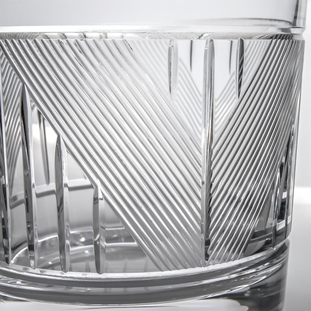 ROLF GLASS BLEECKER STREET WHISKEY DECANTER