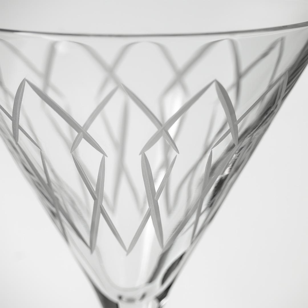 ROLF GLASS MID-CENTURY MODERN MARTINI COCKTAIL GLASS