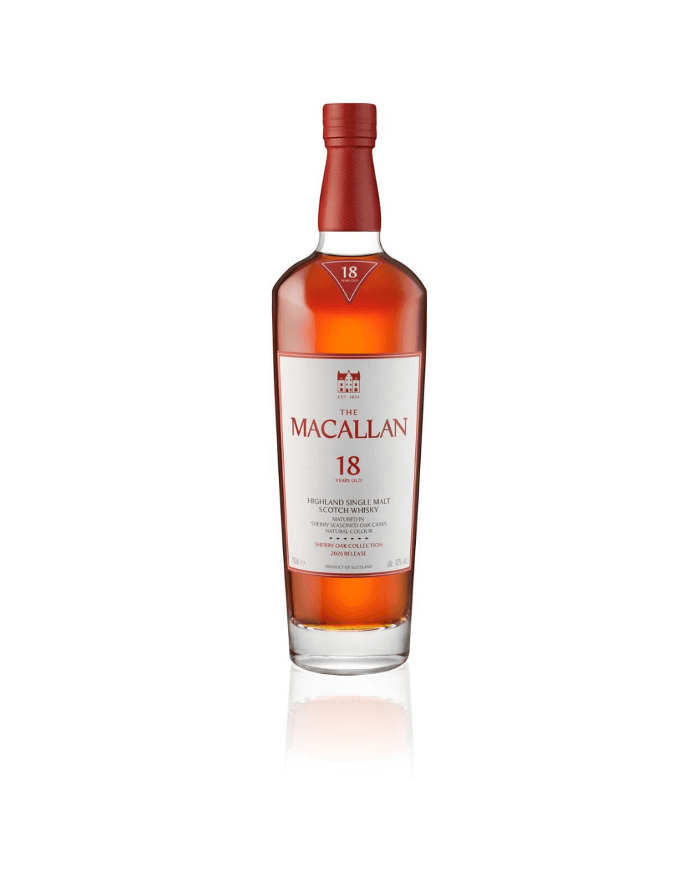 The Macallan Sherry Oak 18 Years Old Single Malt Whisky 2026