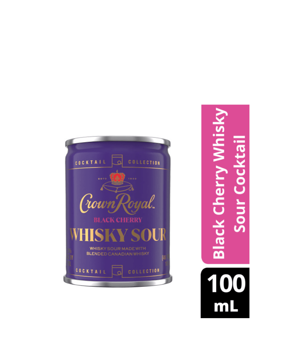CROWN ROYAL BLACK CHERRY WHISKEY SOUR