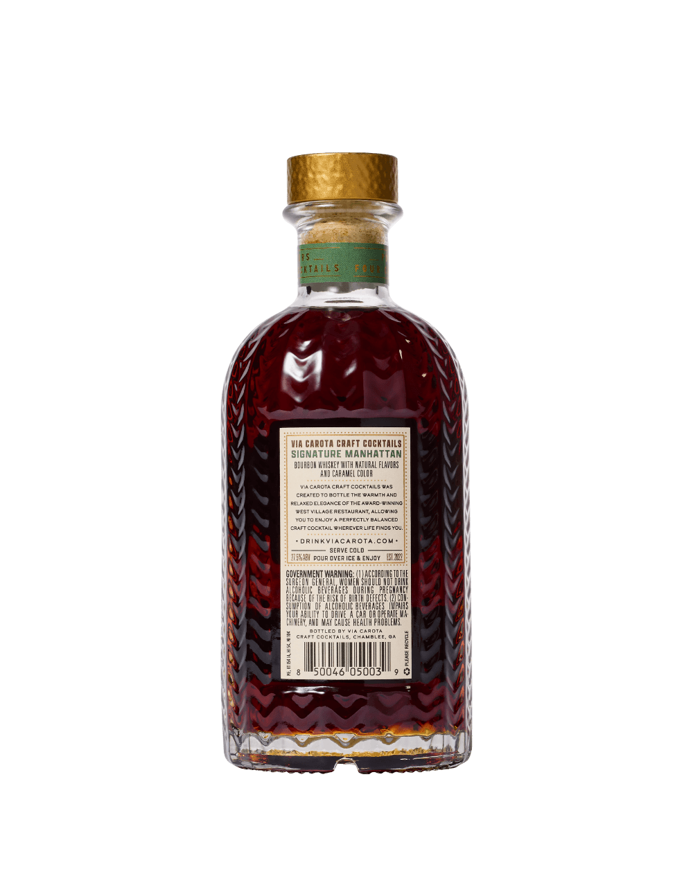 VIA CAROTA CRAFT COCKTAILS - SIGNATURE MANHATTAN