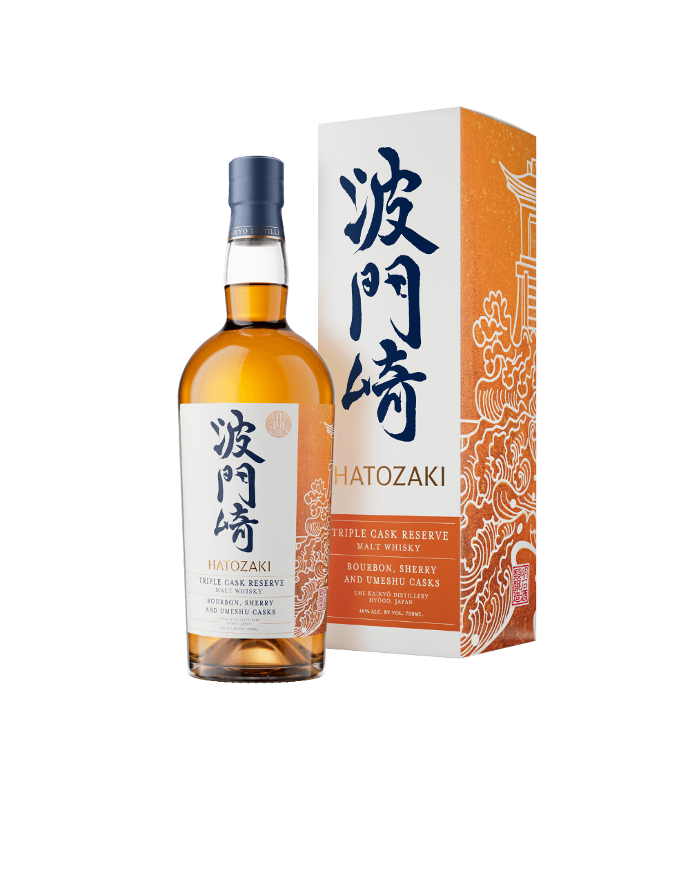 HATOZAKI TRIPLE CASK RESERVE MALT WHISKY