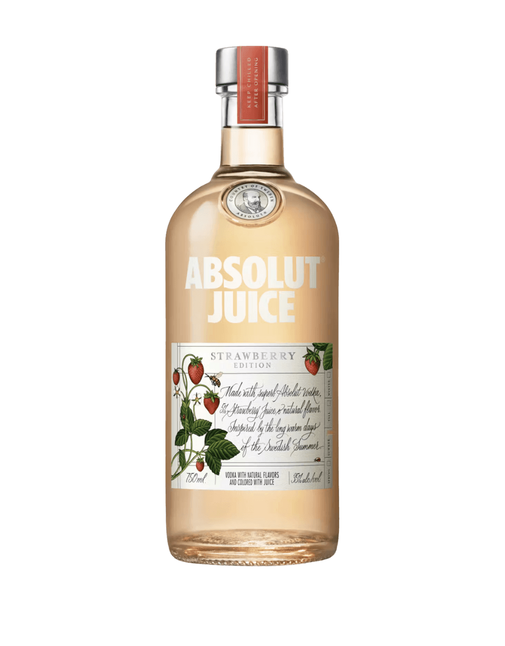 ABSOLUT JUICE STRAWBERRY VODKA EDITION