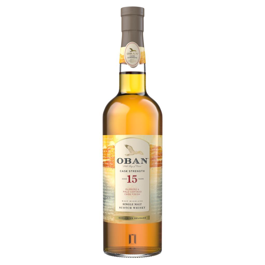 OBAN CASK STRENGTH AGED 15 YEARS SINGLE MALT SCOTCH WHISKY