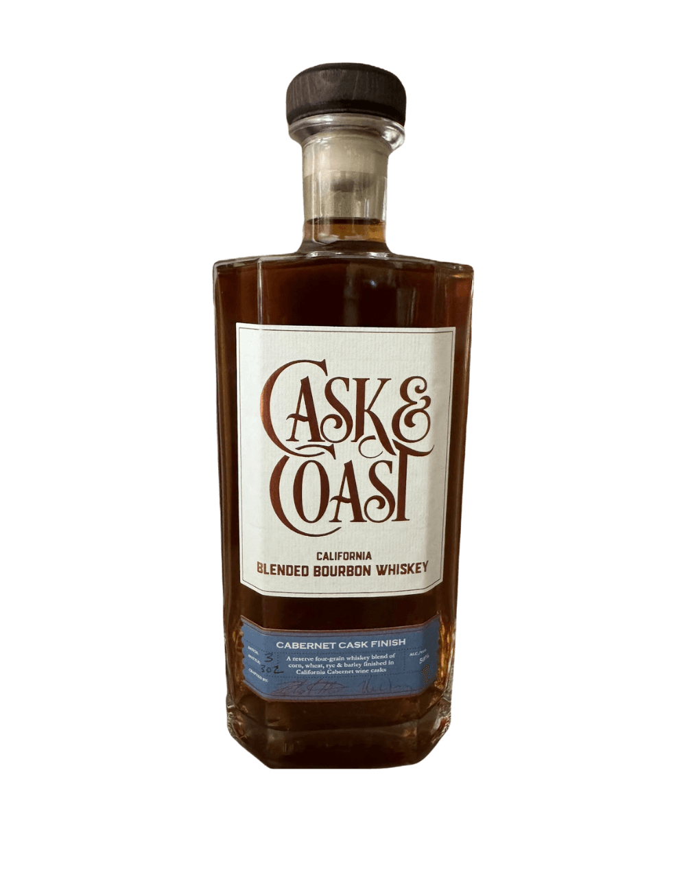 CASK & COAST CABERNET CASK-FINISH SMALL BATCH CALIFORNIA BOURBON