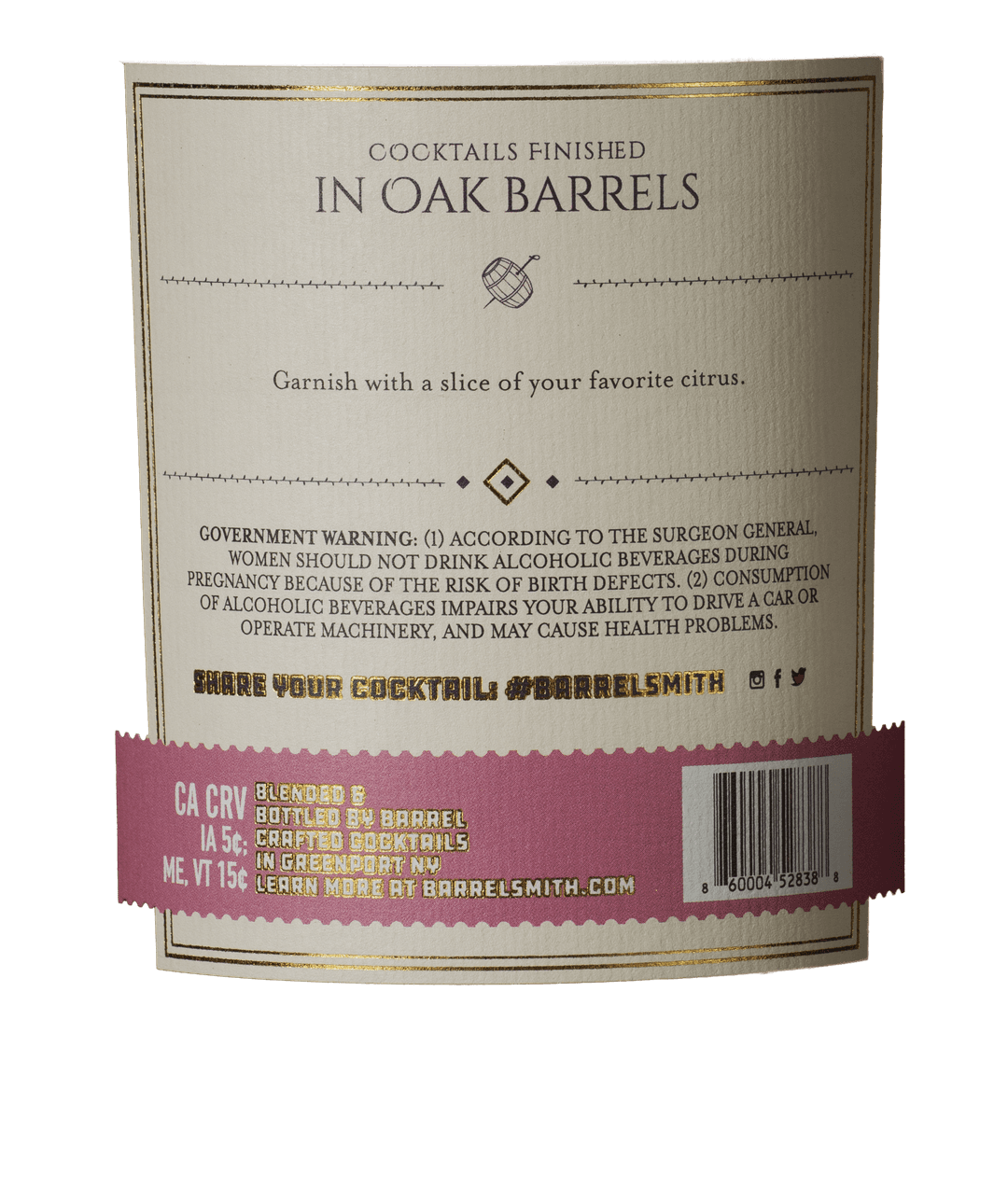 BARRELSMITH PALOMA TEQUILA COCKTAIL