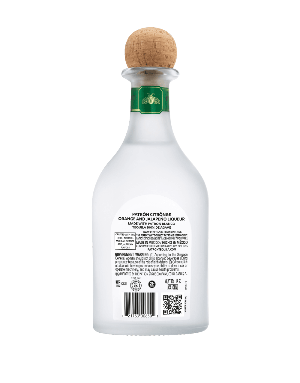 PATRÓN CITRÓNGE ORANGE & JALAPEÑO LIQUEUR