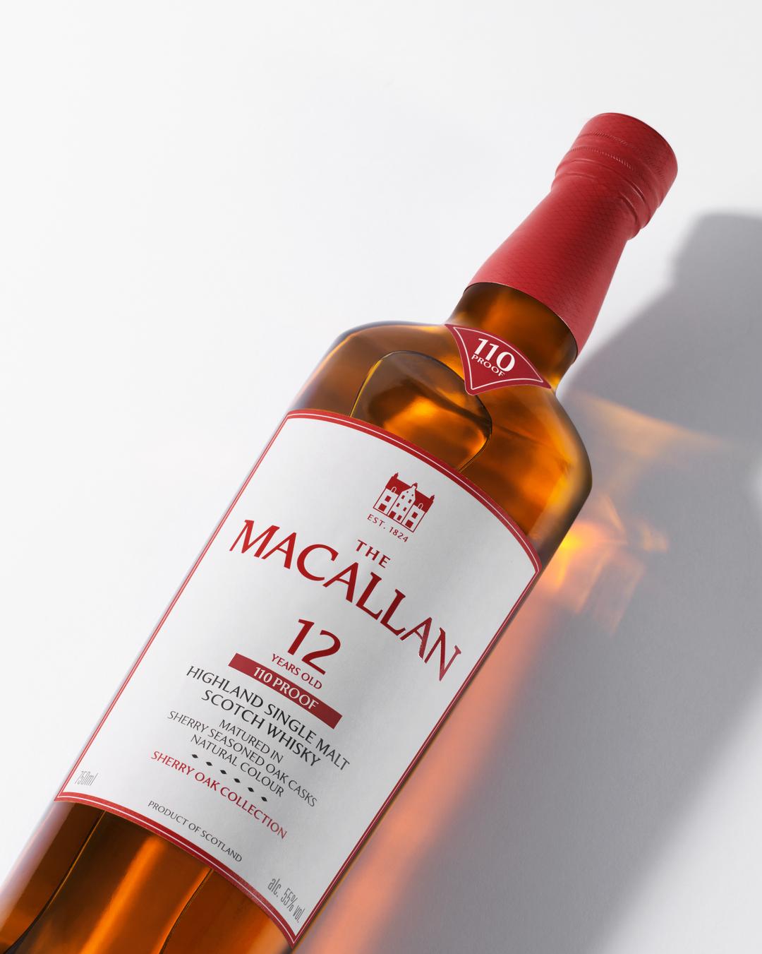 THE MACALLAN SHERRY OAK 12 YEARS OLD SINGLE MALT WHISKY