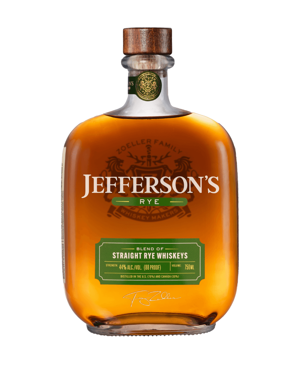 JEFFERSON'S STRAIGHT RYE WHISKEY
