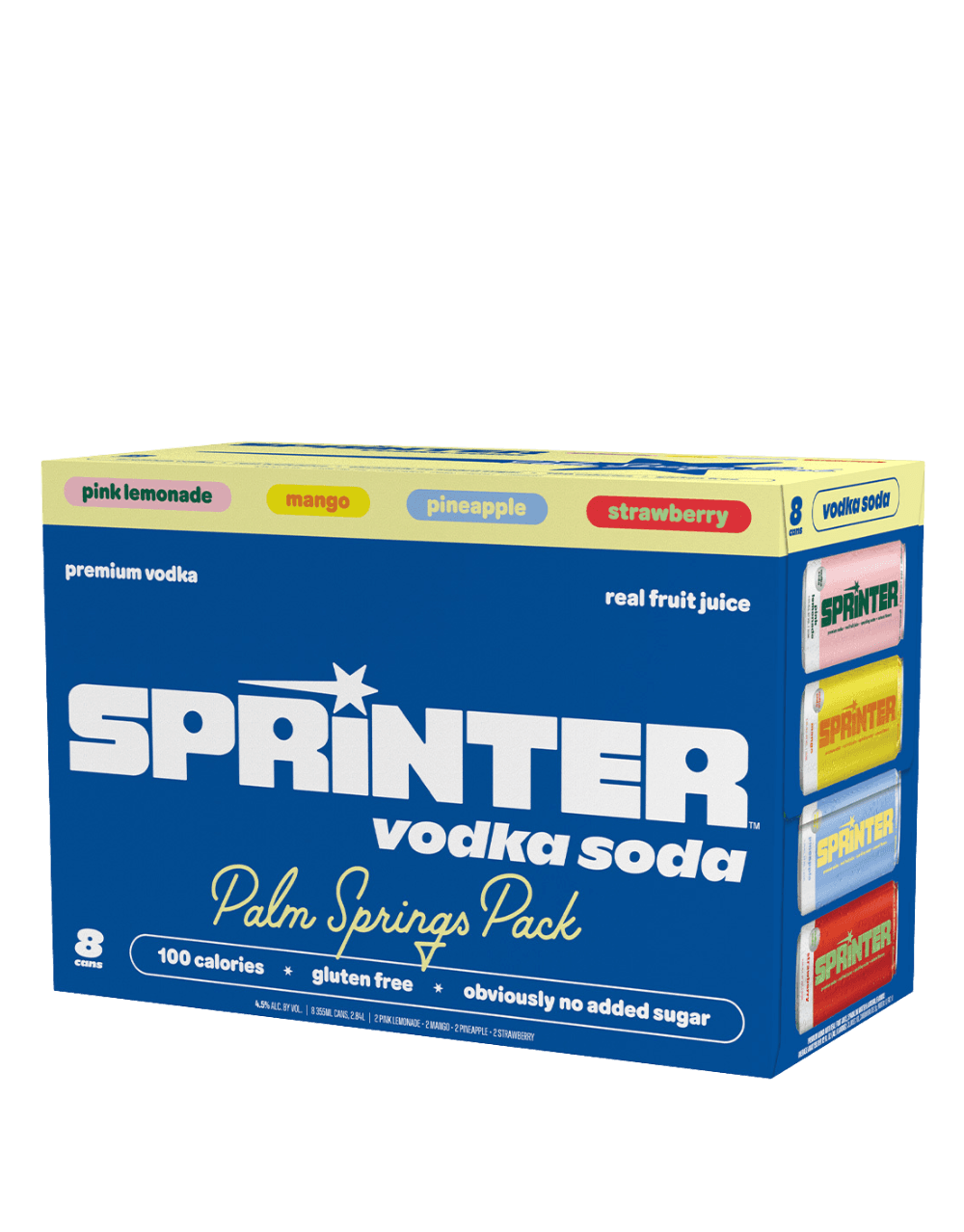 SPRINTER VODKA SODA PALM SPRINGS PACK