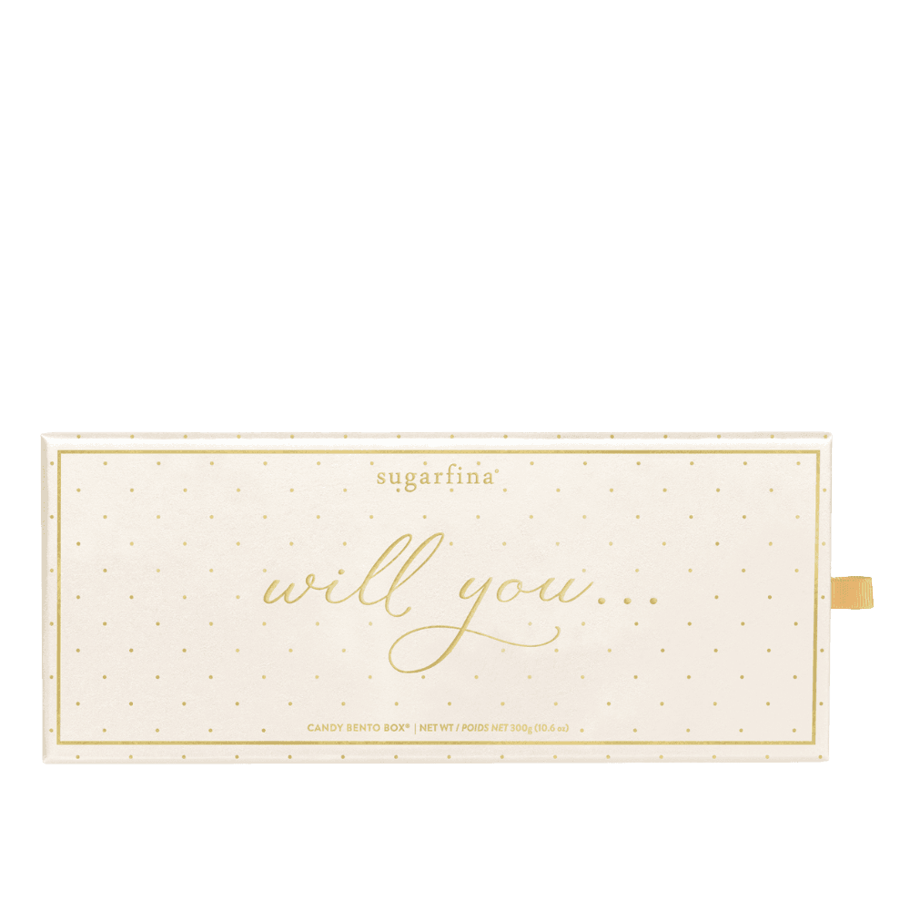 SUGARFINA WILL YOU BE MY BRIDESMAID 3 PIECE CANDY BENTO BOX