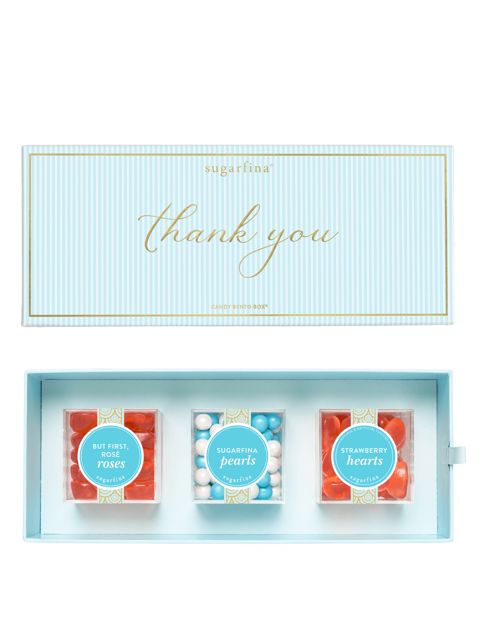 SUGARFINA "THANK YOU" 3 PIECE CANDY BENTO BOX