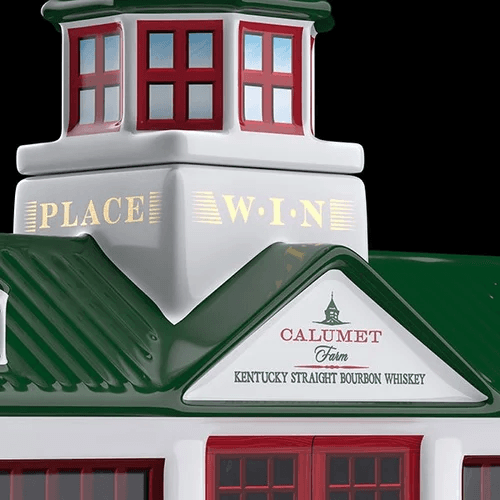 CALUMET FARM 100TH ANNIVERSARY CERAMIC DECANTER BOURBON WHISKEY