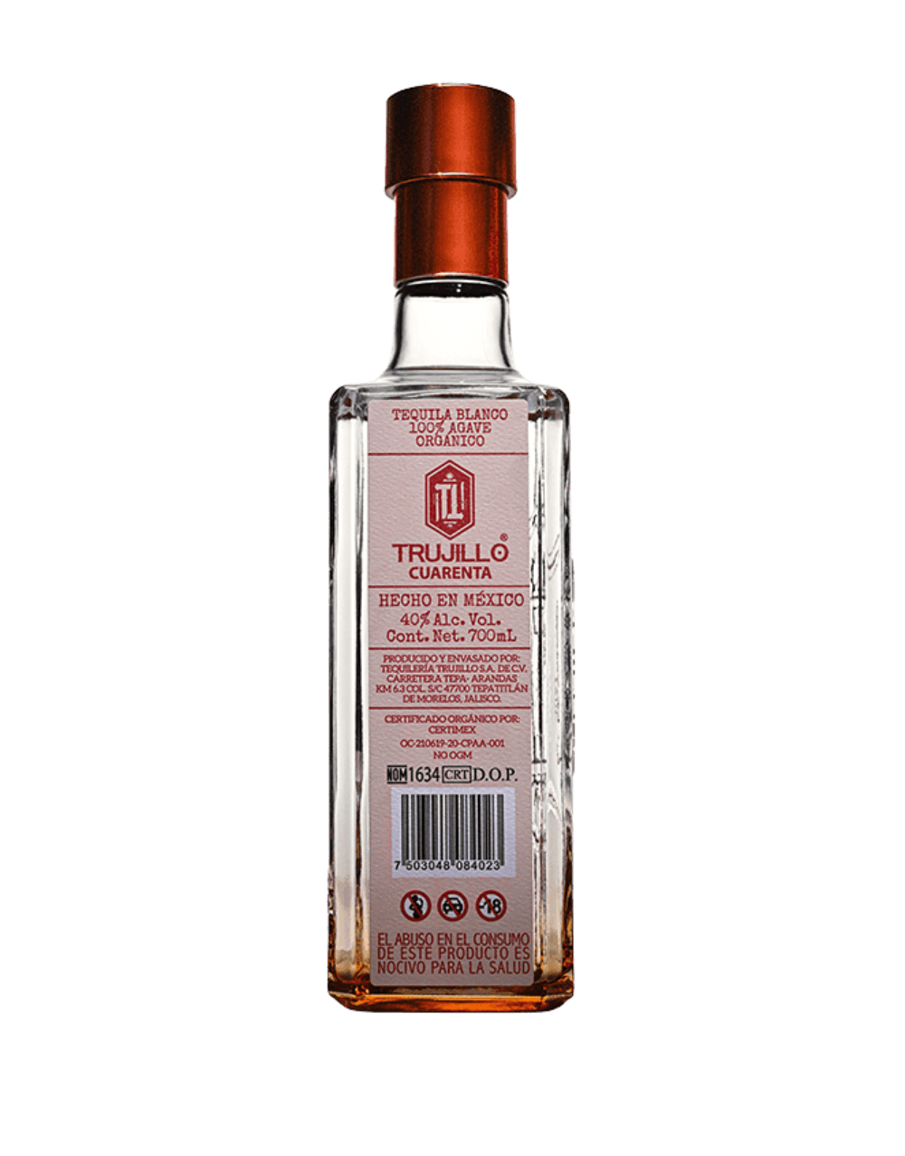 TEQUILA TRUJILLO CUARENTA