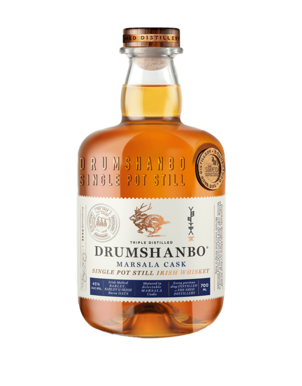DRUMSHANBO MARSALA CASK IRISH WHISKEY