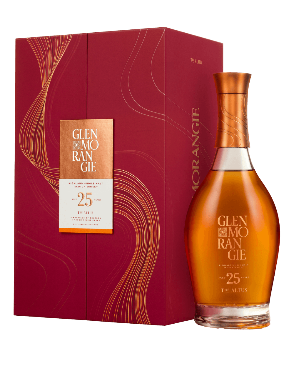 GLENMORANGIE THE ALTUS 25 YEARS OLD SINGLE MALT SCOTCH WHISKY