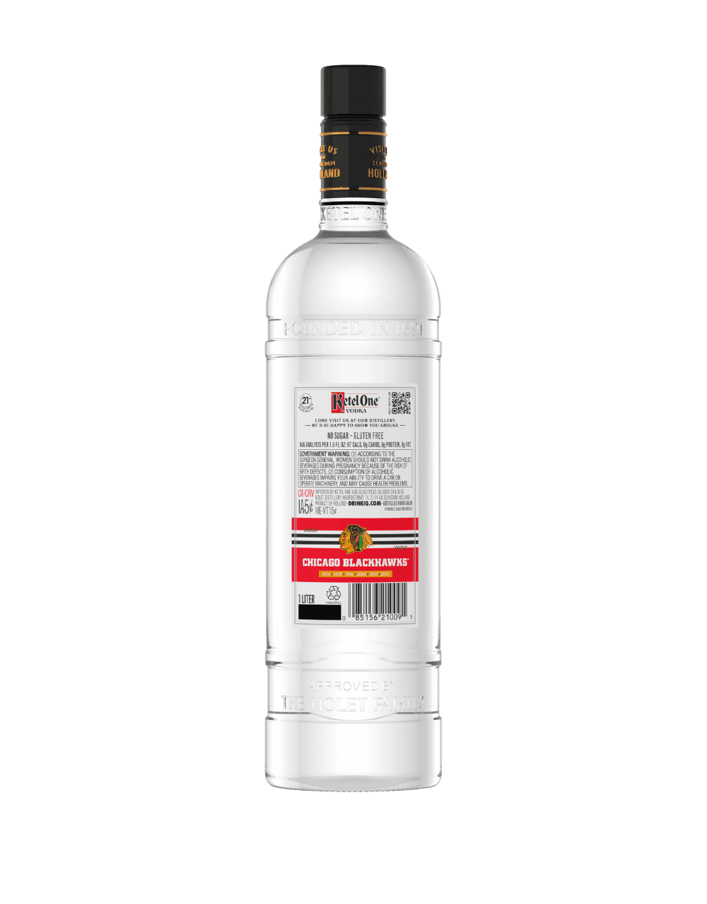 KETEL ONE VODKA CHICAGO BLACKHAWKS LIMITED EDITION CENTENNIAL PACK