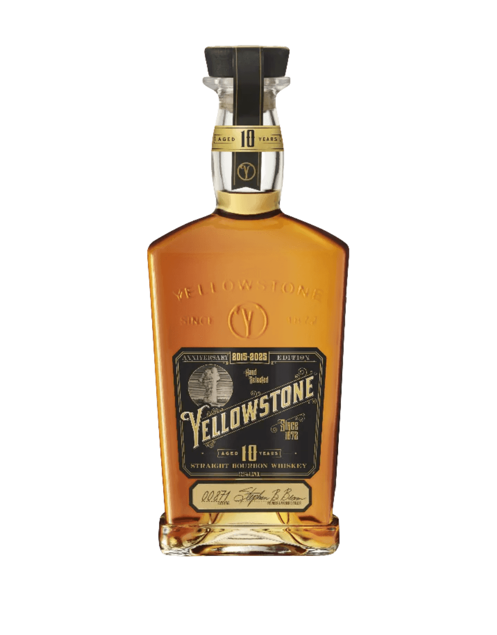 YELLOWSTONE 10 YEAR OLD LIMITED EDITION BOURBON WHISKEY 2025 RELEASE
