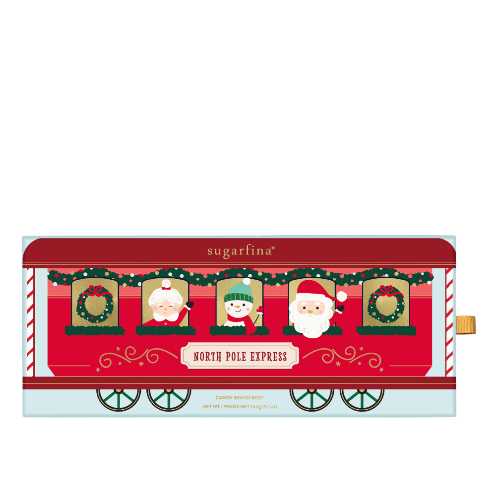 SUGARFINA SANTA & FRIENDS 3 PIECE CANDY BENTO BOX