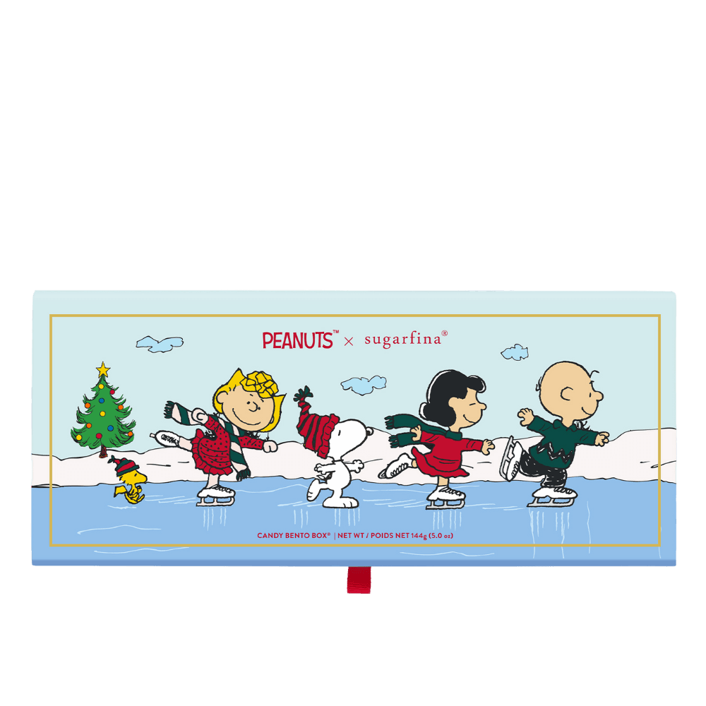 SUGARFINA PEANUTS POP UP 3 PIECE CANDY BENTO BOX