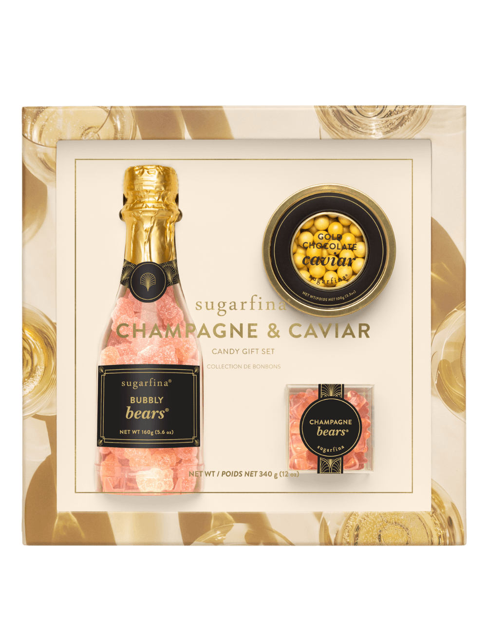 SUGARFINA CHAMPAGNE & CAVIAR GIFT SET