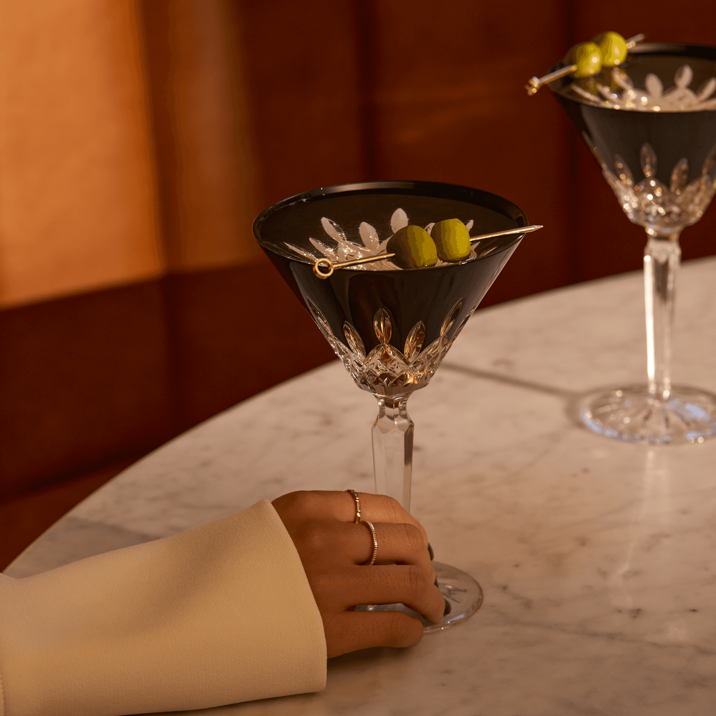WATERFORD LISMORE BLACK MARTINI