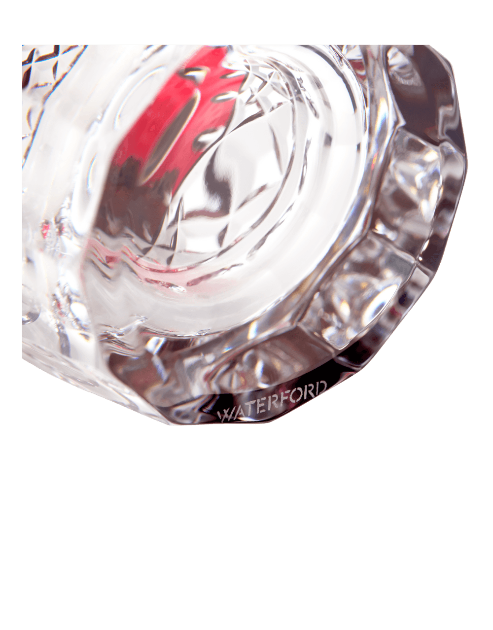 WATERFORD LISMORE RED COCKTAIL SHAKER