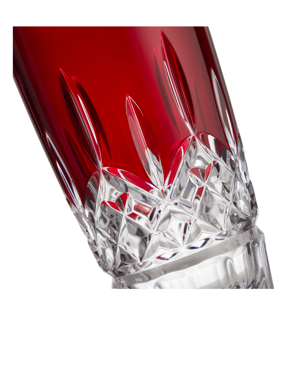 WATERFORD LISMORE RED COCKTAIL SHAKER