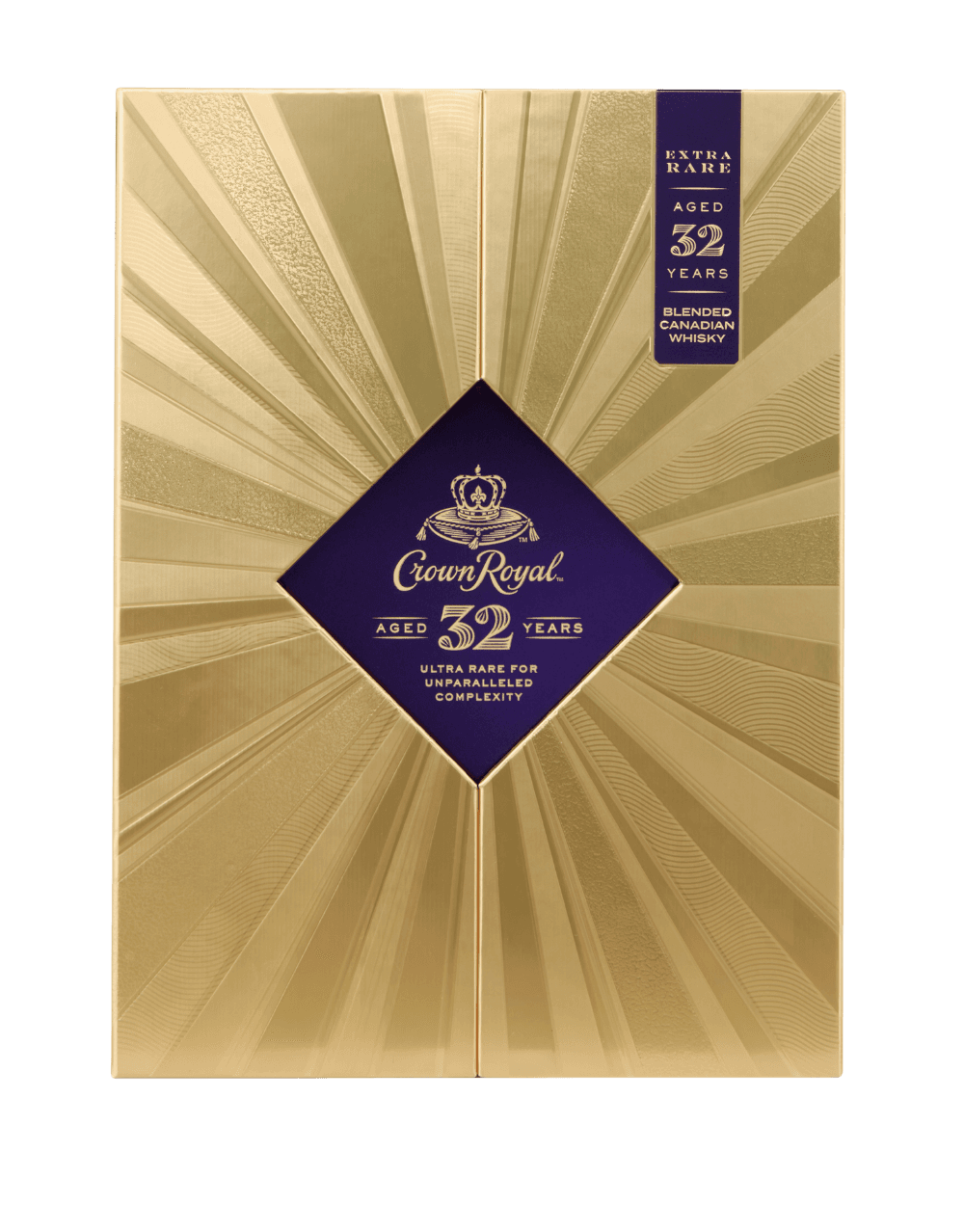 CROWN ROYAL AGED 32 YEARS EXTRA RARE BLENDED CANADIAN WHISKY