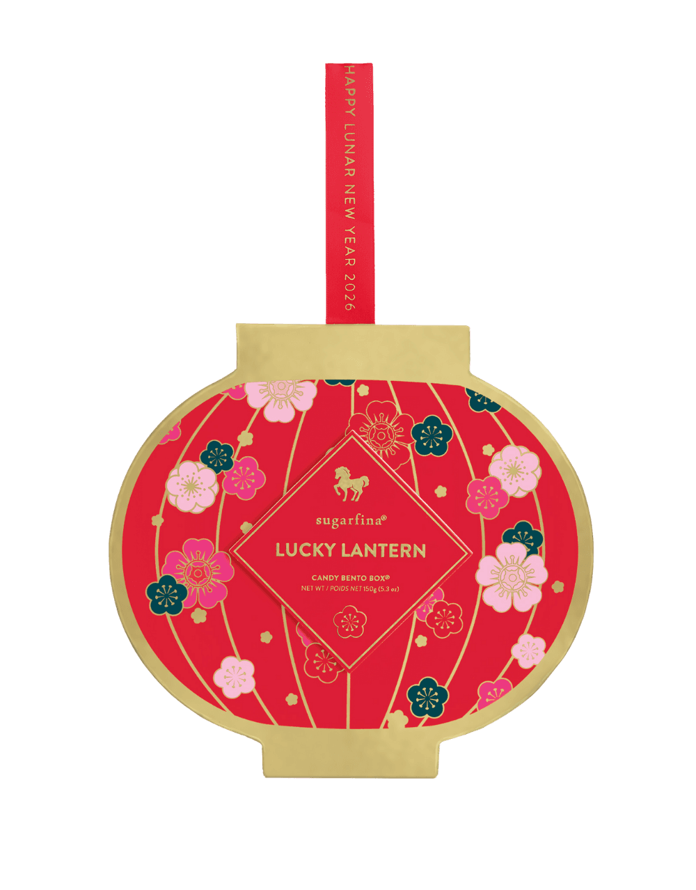 SUGARFINA LUCKY LANTERN 2 PIECE CANDY BENTO BOX