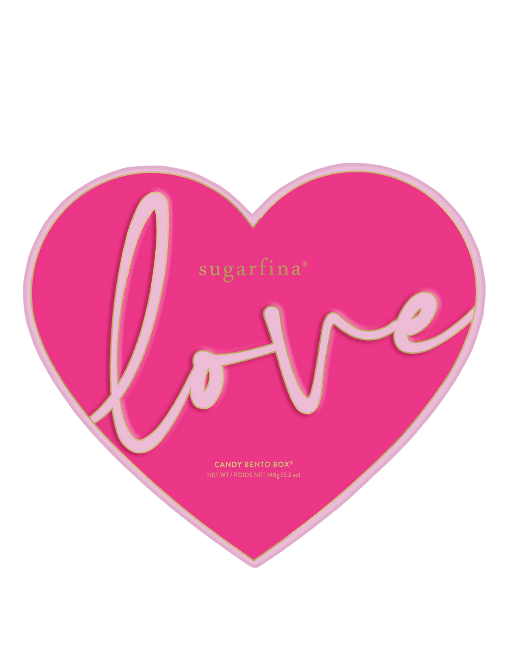 SUGARFINA VALENTINE'S DAY 2 PIECE HEART CANDY BENTO BOX