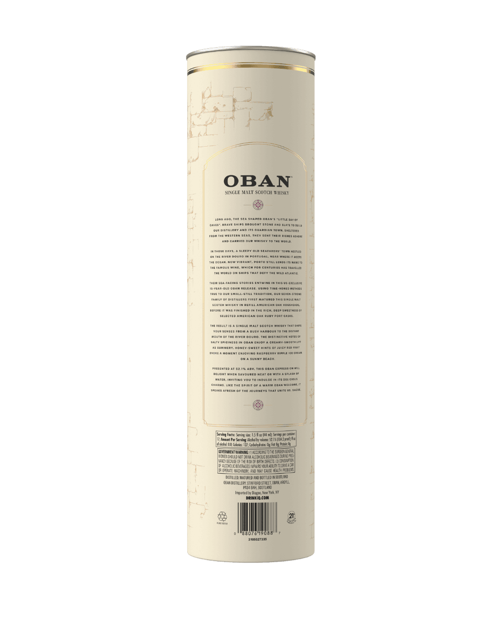 OBAN 15 YEAR OLD PORT CASK FINISH SINGLE MALT SCOTCH WHISKY