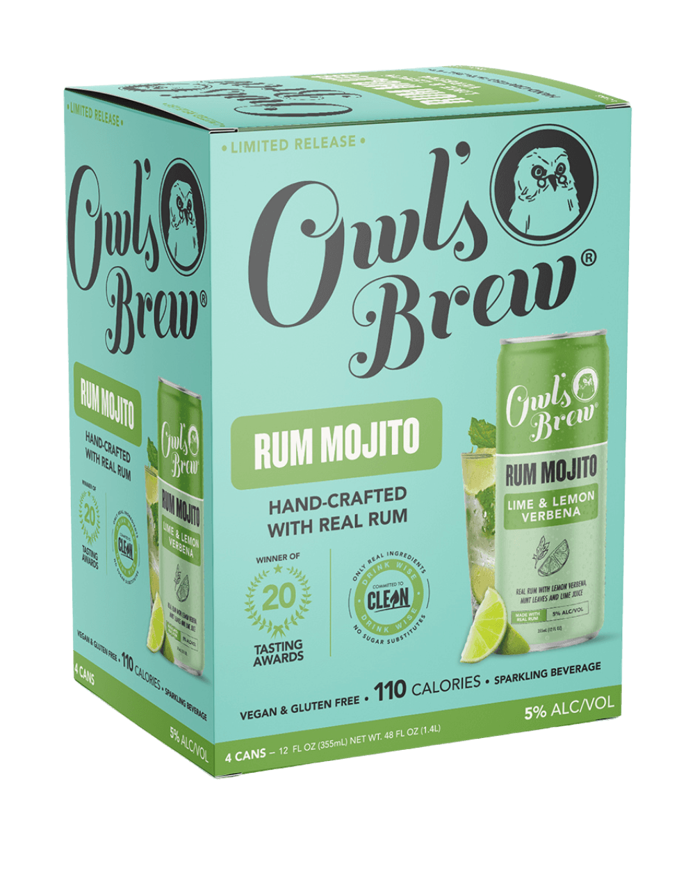 OWL'S BREW RUM MOJITO COCKTAIL