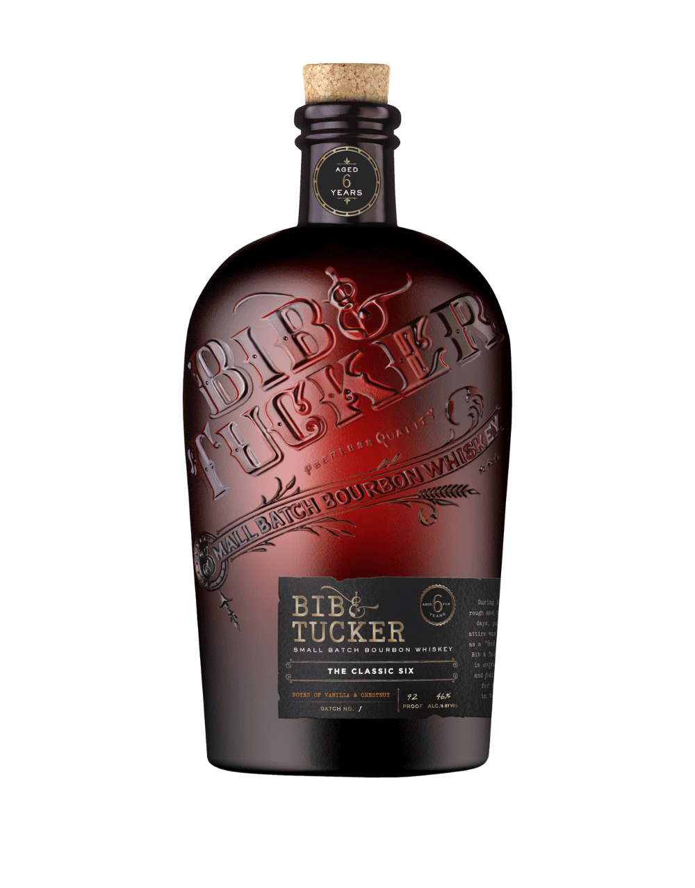 BIB & TUCKER 6 YEAR OLD SMALL BATCH BOURBON WHISKEY