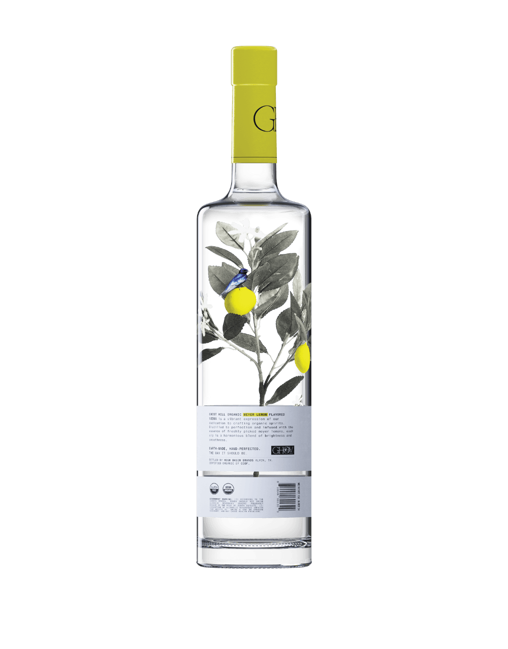 GHOST HILL ORGANIC VODKA MEYER LEMON