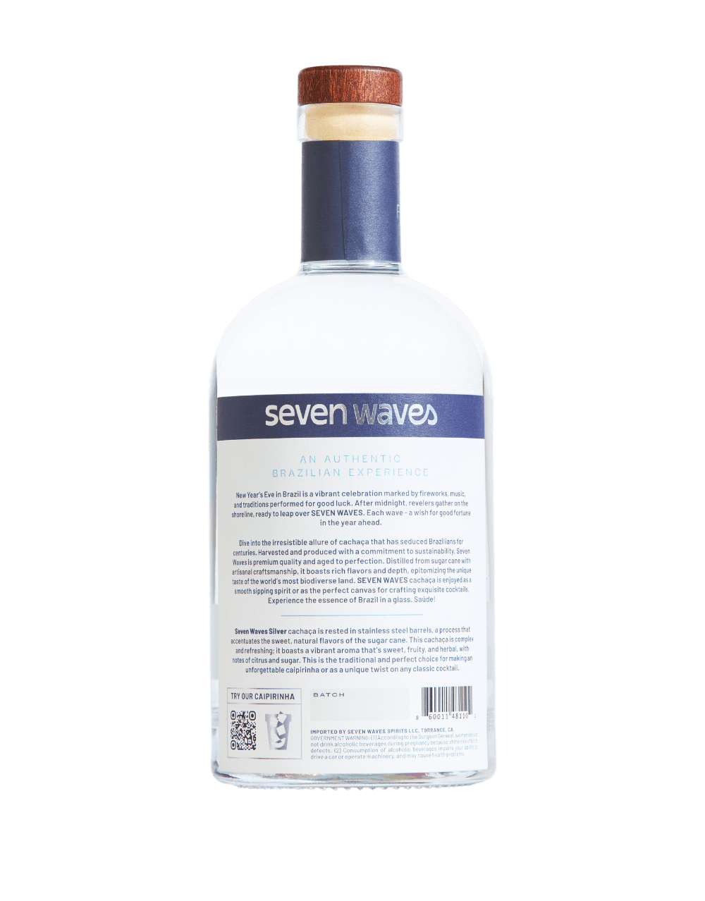 SEVEN WAVES SILVER CACHAÇA