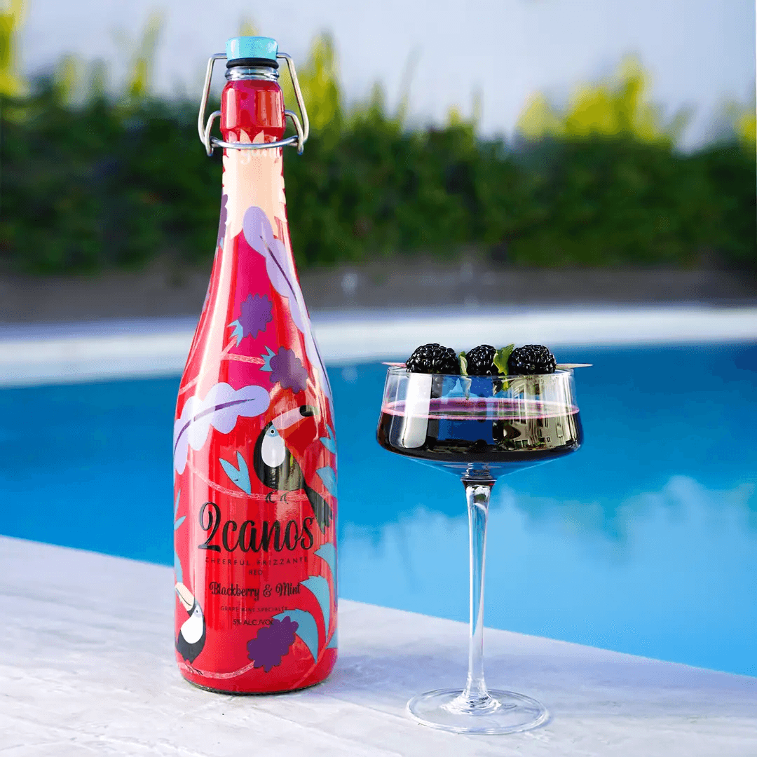 2CANOS BLACKBERRY & MINT FRIZZANTE SPARKLING WINE