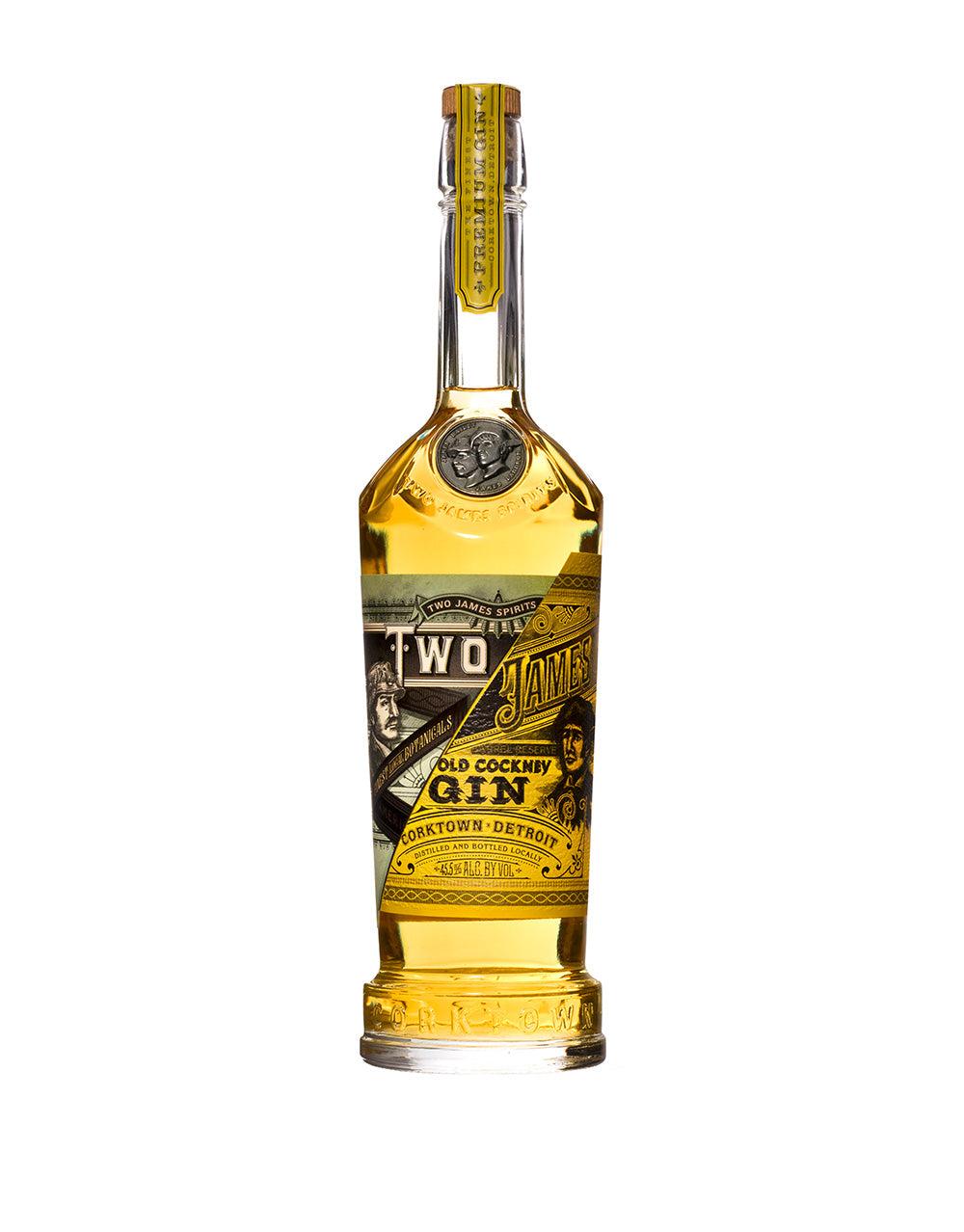 TWO JAMES BARREL RESERVE OLD COCKNEY GIN
