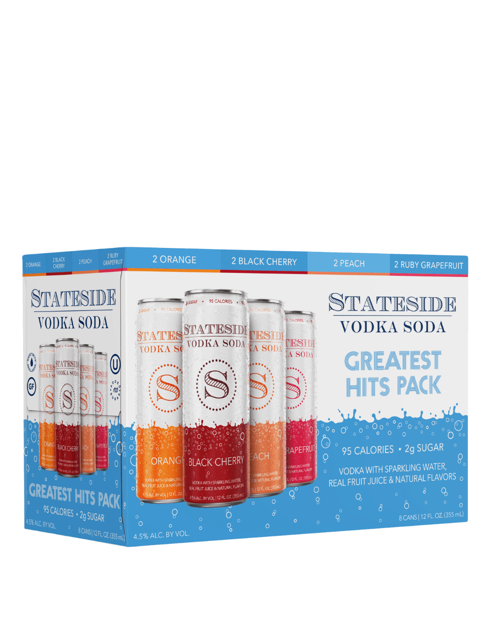 STATESIDE VODKA SODA GREATEST HITS VARIETY PACK