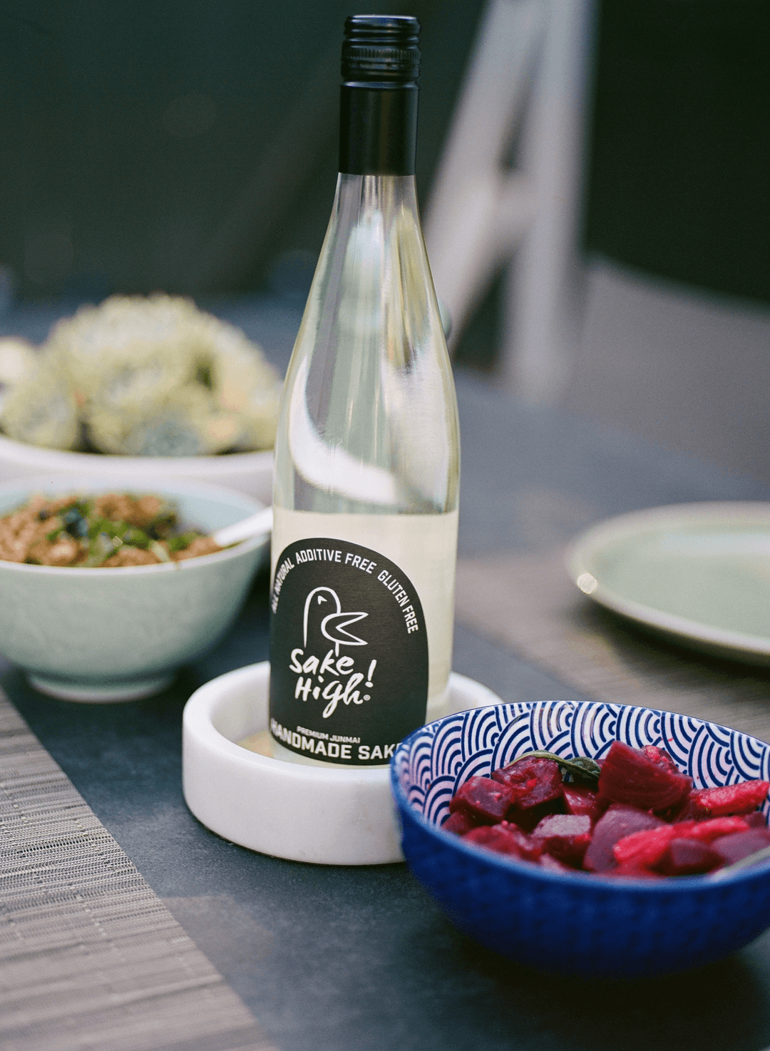 SAKE HIGH! PREMIUM JUNMAI SAKE