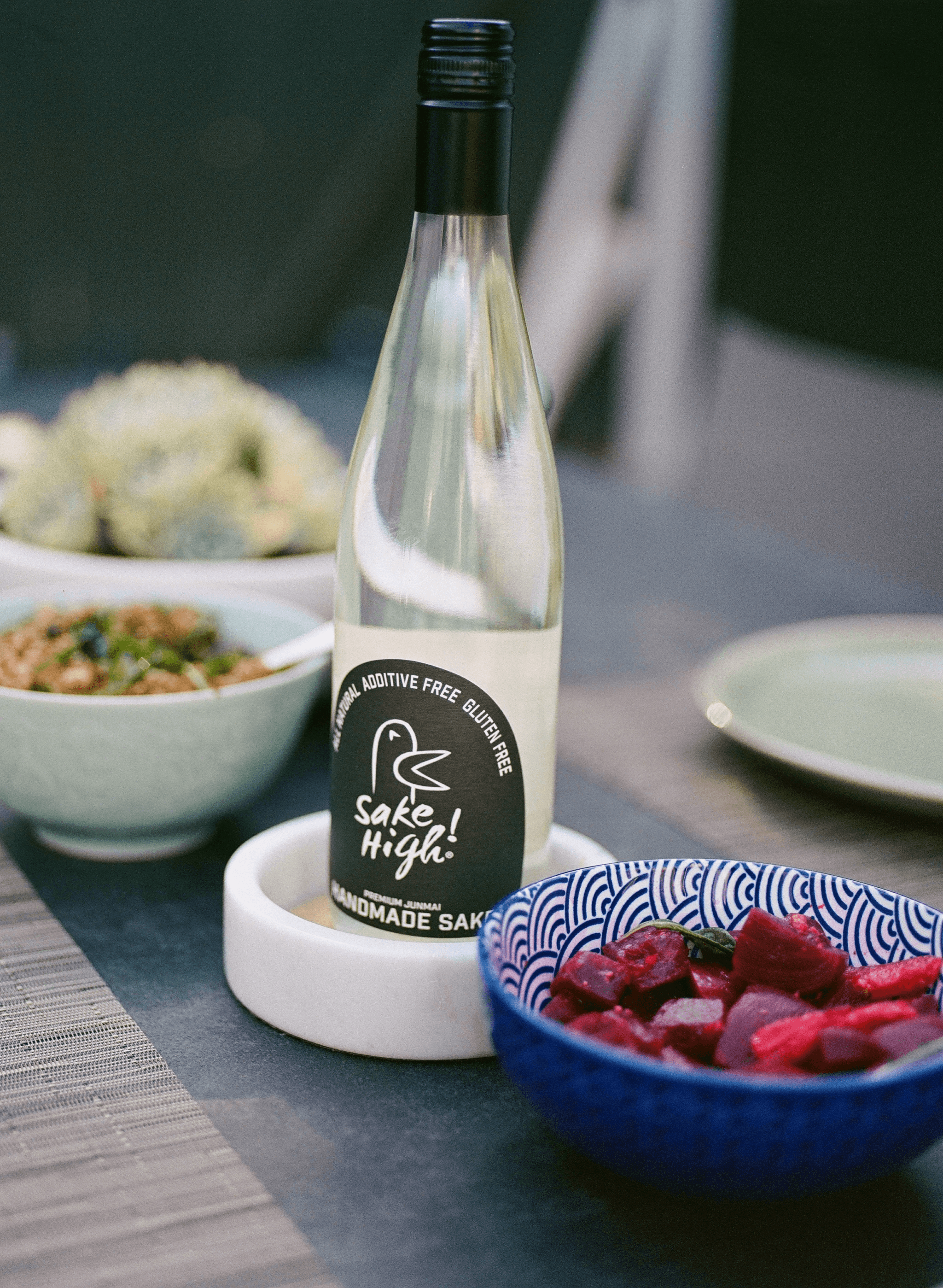 SAKE HIGH! PREMIUM JUNMAI SAKE