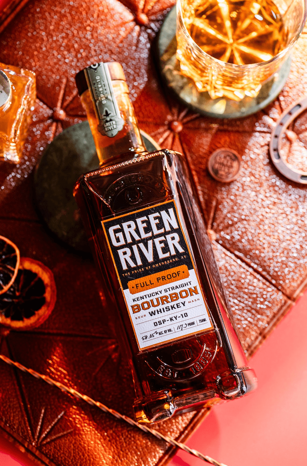 GREEN RIVER FULL PROOF BOURBON WHISKEY