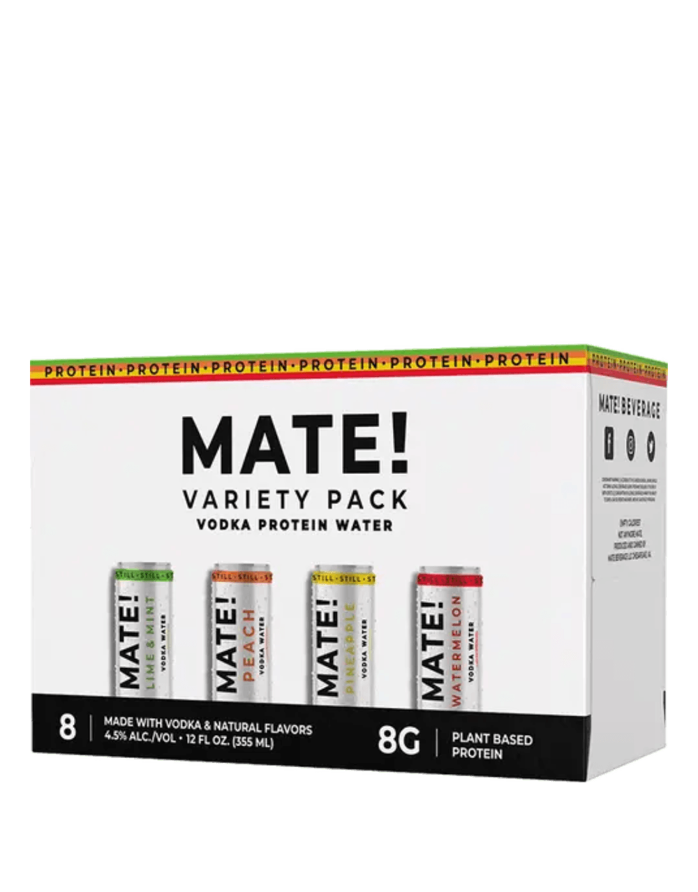 MATE! VODKA PROTEIN WATER VARIETY PACK