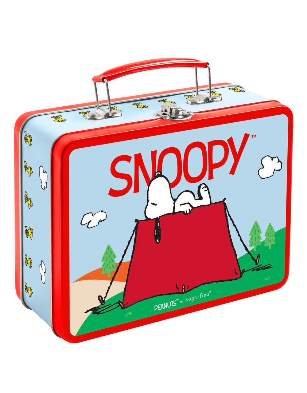SUGARFINA CAMP WITH SNOOPY 3 PIECE CANDY LUNCHBOX