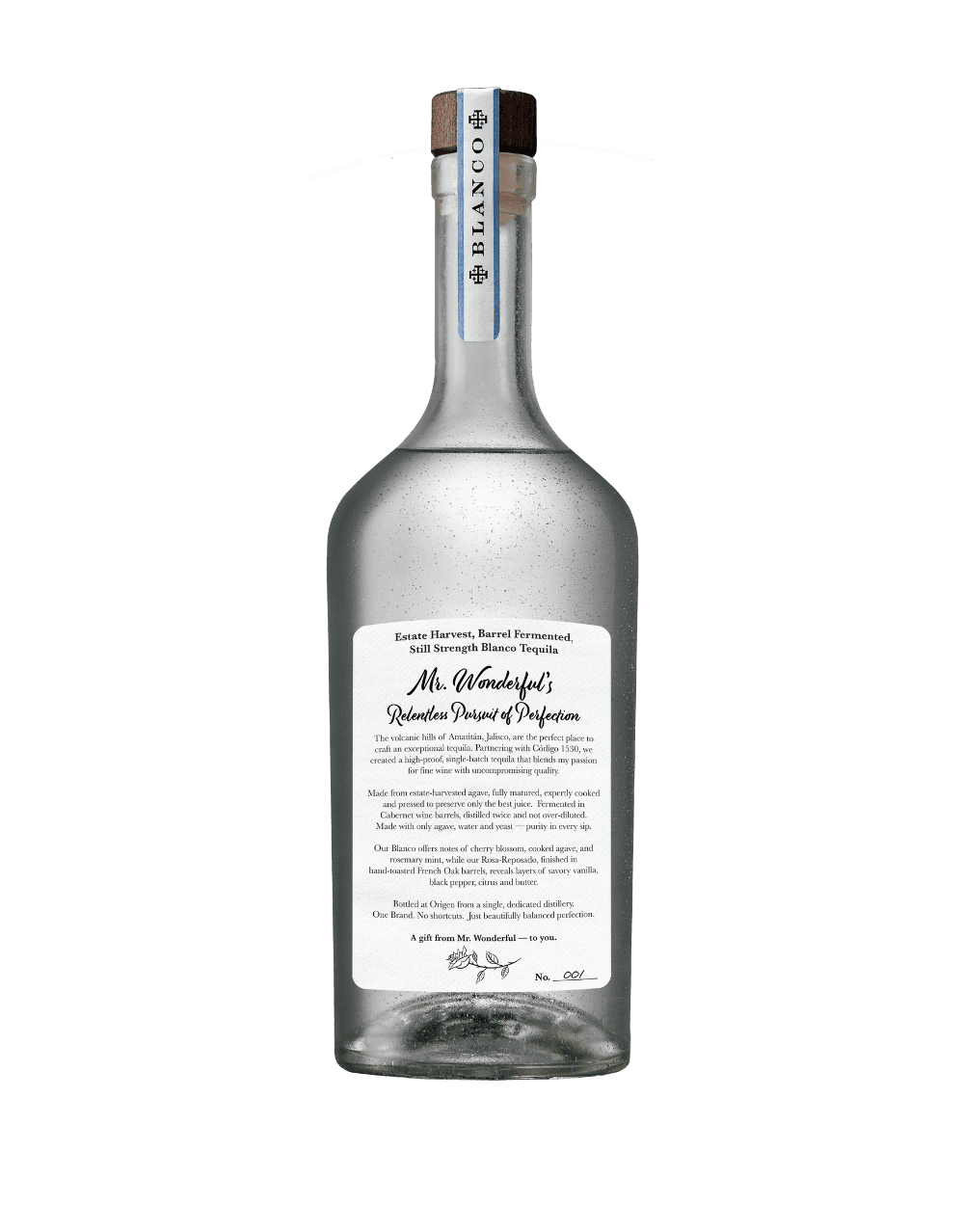 CÓDIGO 1530 BLANCO TEQUILA X KEVIN O’LEARY MR. WONDERFUL SEÑOR MARAVILLOSO