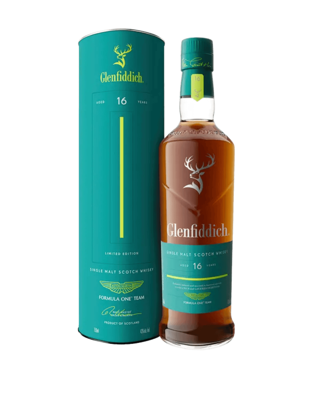 GLENFIDDICH 16 YEAR OLD ASTON MARTIN SINGLE MALT SCOTCH WHISKY